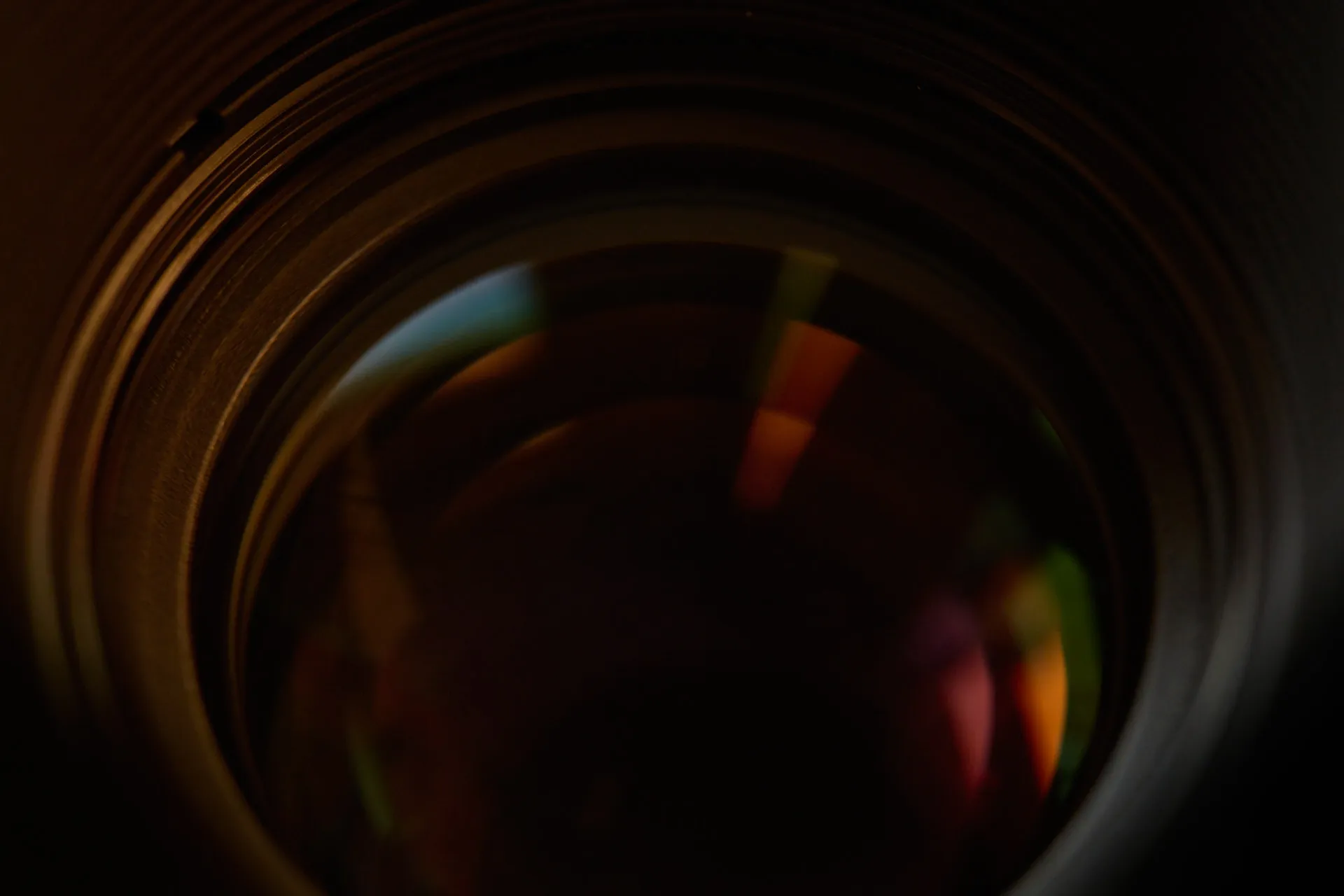 close up of a hasselblad front lens element